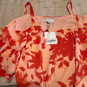 Gibson Latimer Floral Off-Shoulder Blouse